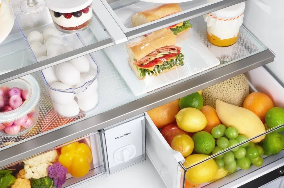 Réfrigérateur 4 portes Inox noir 36po