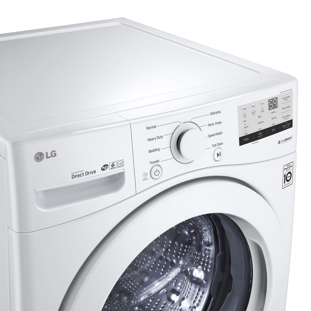 Laveuse à chargement frontal 5,2 pi³ silencieuse blanche