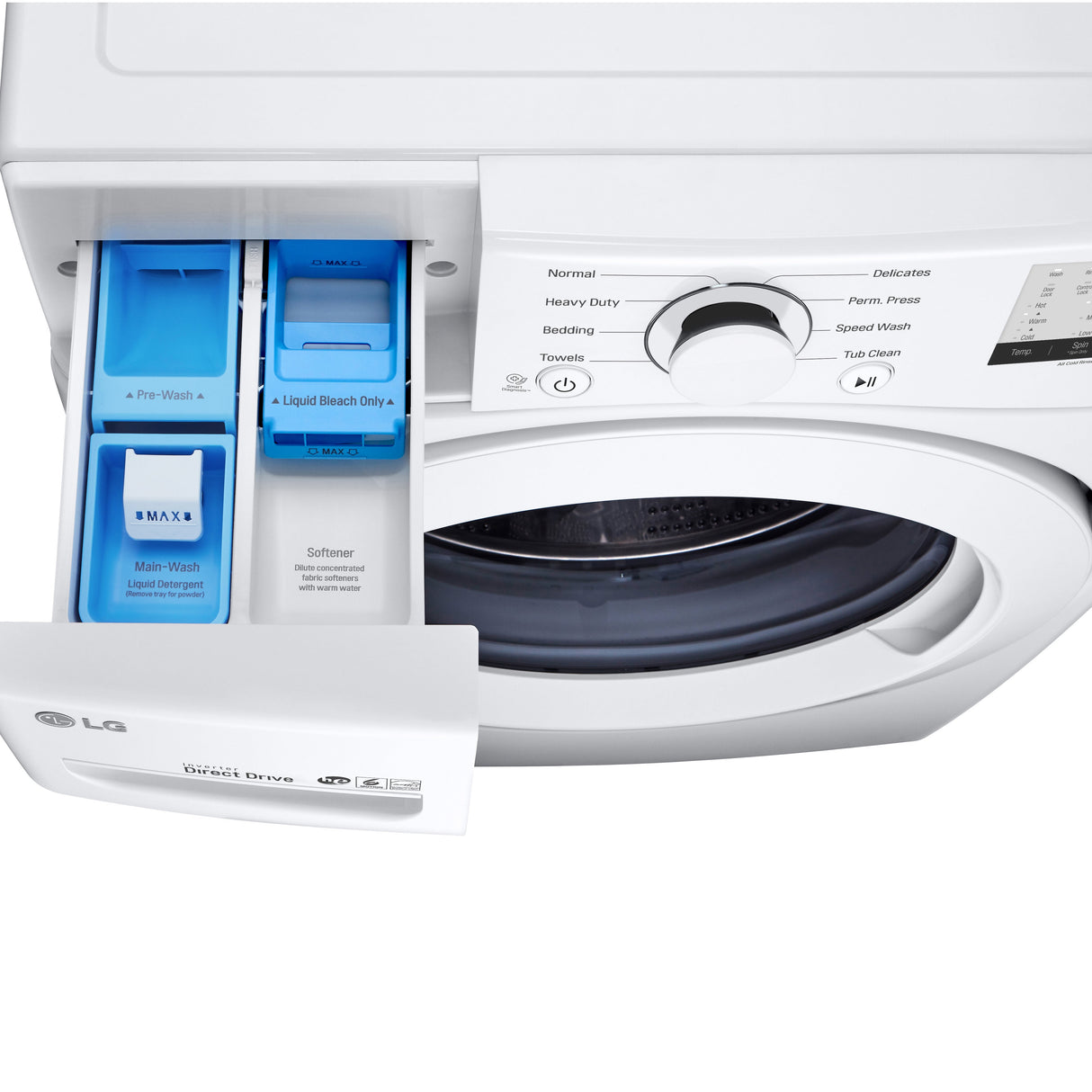 Laveuse à chargement frontal 5,2 pi³ silencieuse blanche