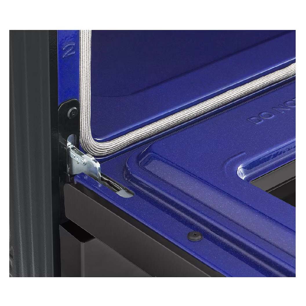 Cuisinière au gaz encastrable 30 po. 6,3 pi³, Inox noir avec Air Fry et Wi-Fi