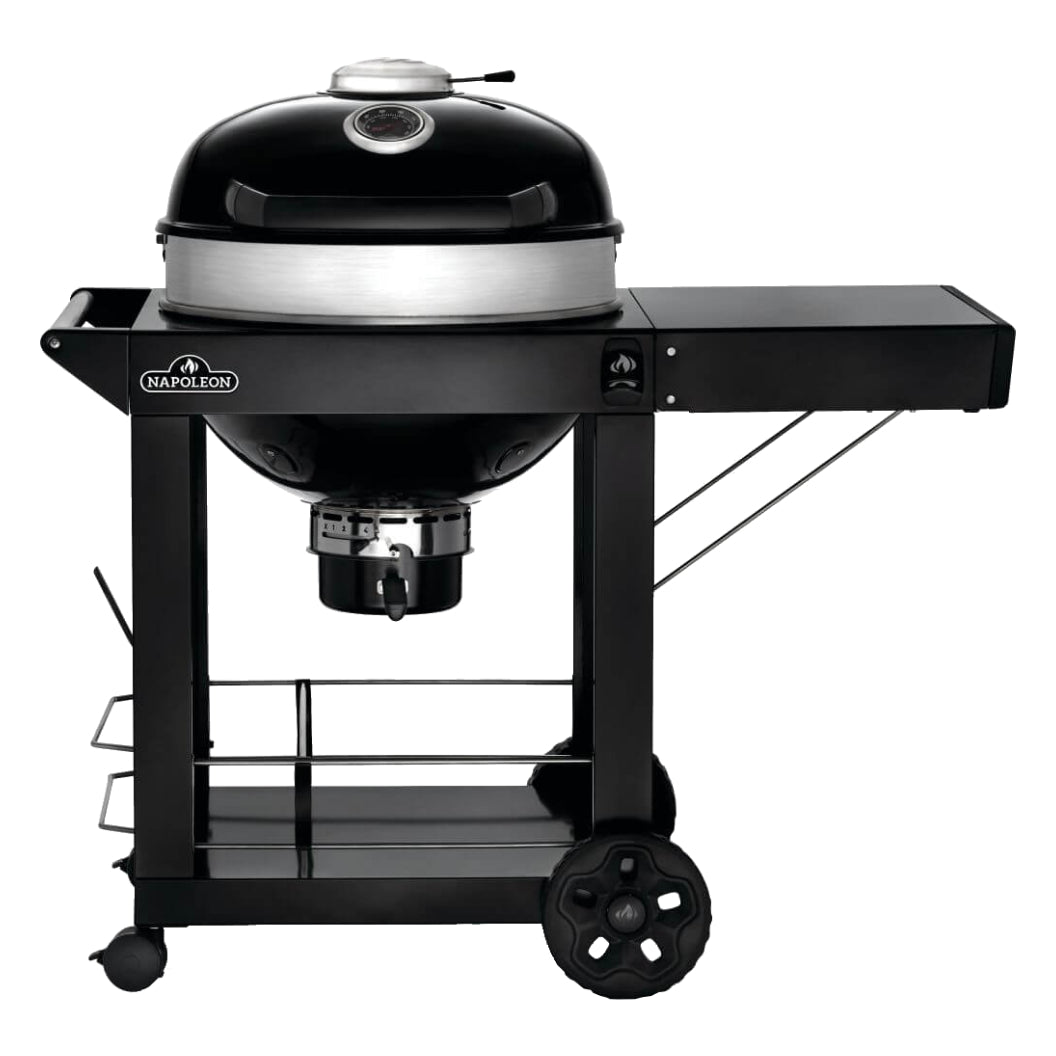 Barbecue au charbon de bois circulaire avec chariot - Charcoal PRO