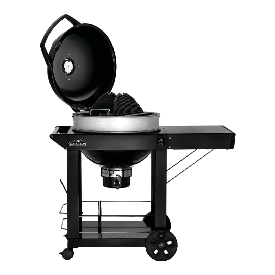 Barbecue au charbon de bois circulaire avec chariot - Charcoal PRO