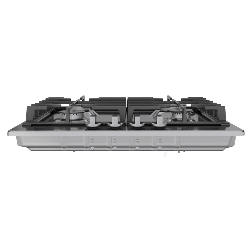 Plaque de cuisson au gaz 24 po, Inox avec 4 brûleurs