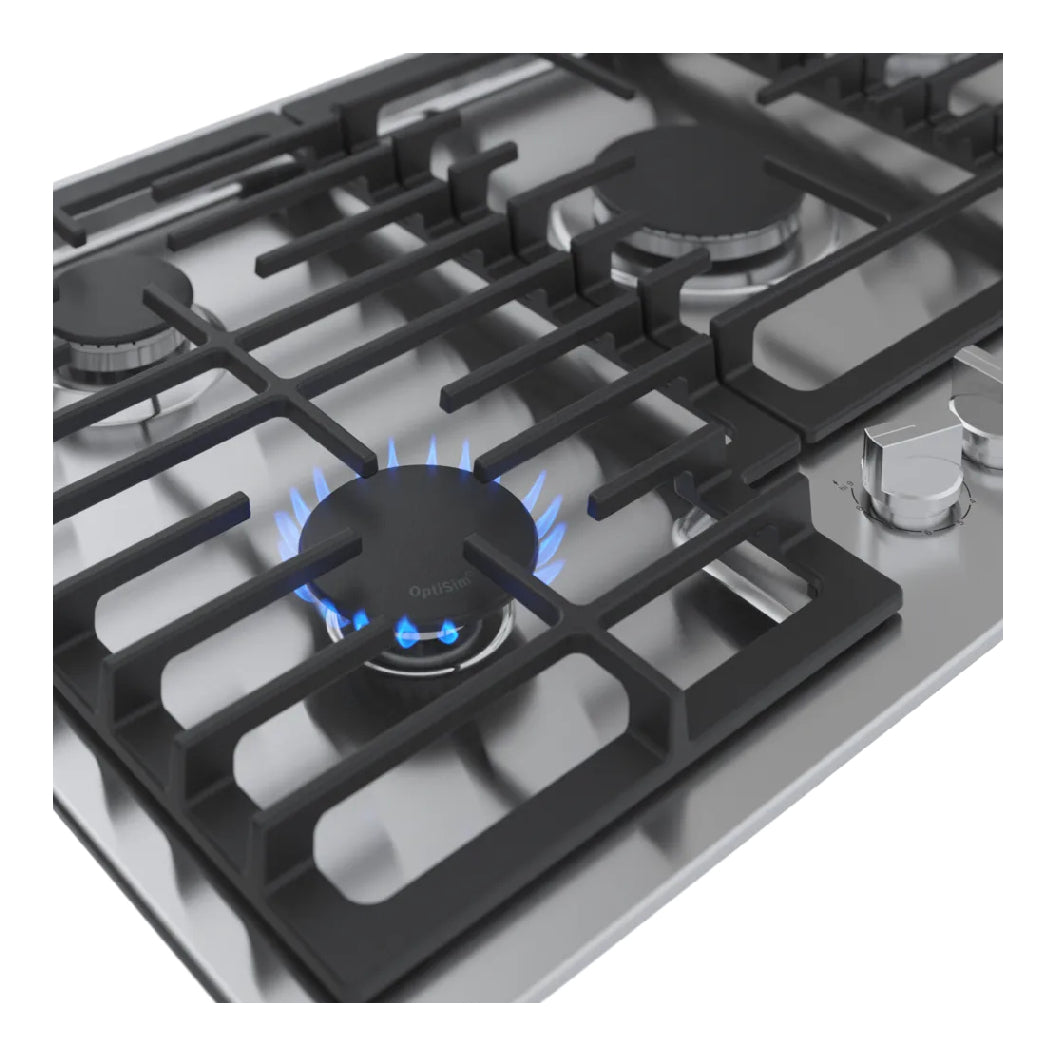 Plaque de cuisson au gaz 30 po Inox - Série 800 avec 5 brûleurs