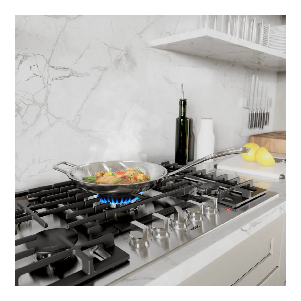 Plaque de cuisson au gaz 30 po Inox - Série 800 avec 5 brûleurs