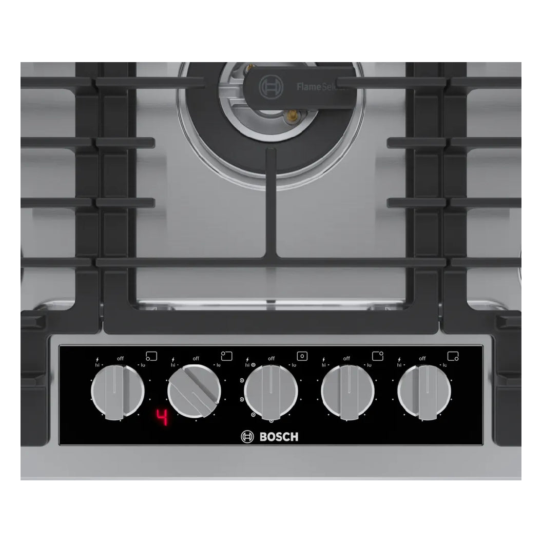 Plaque de cuisson au gaz 30 po Inox - Série Benchmark avec 5 brûleurs