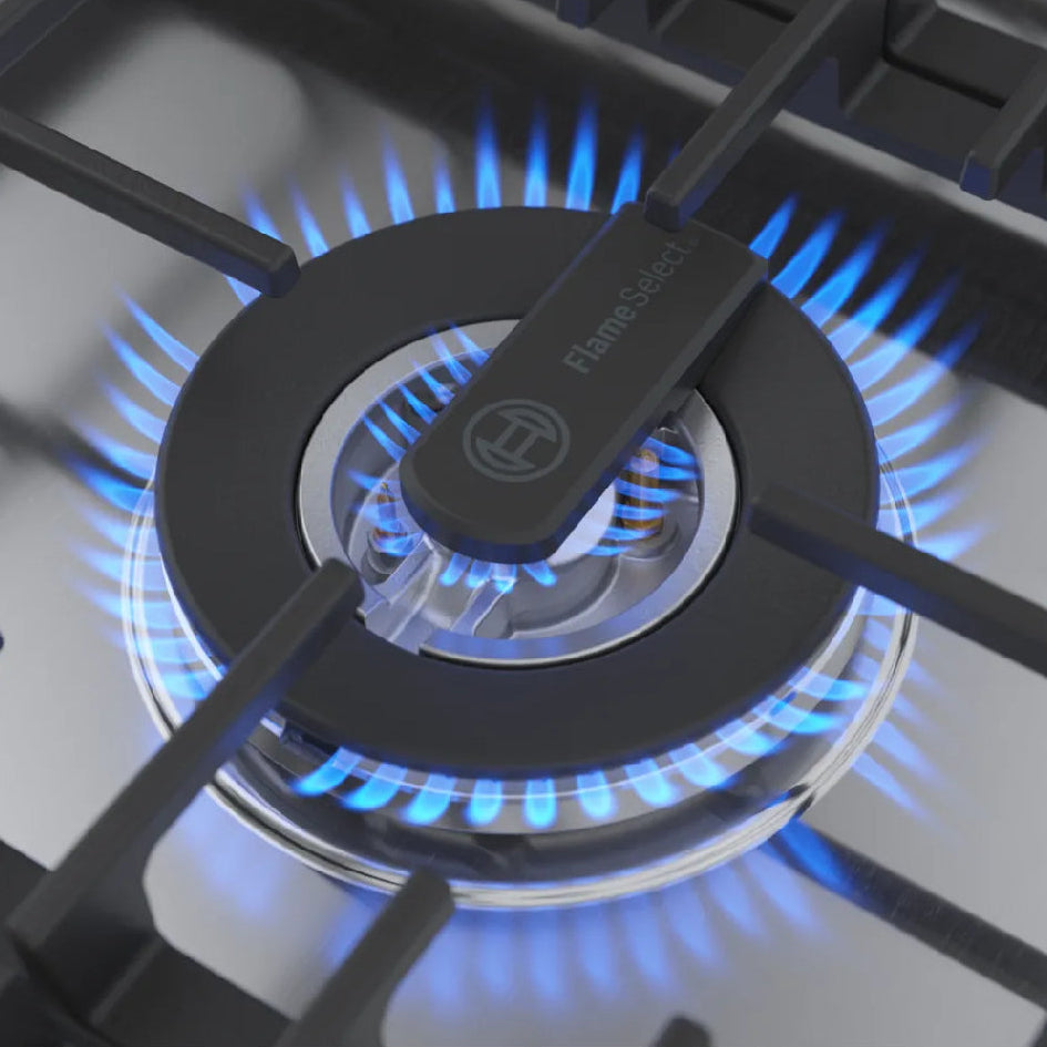 Plaque de cuisson au gaz 30 po, Inox à 5 brûleurs avec FlameSelect® - Série Benchmark