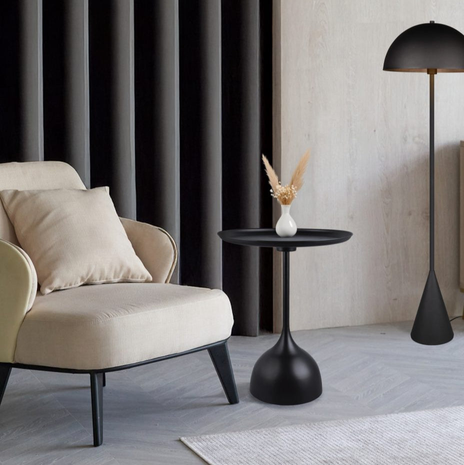 Table d'appoint ronde en métal - Ramona