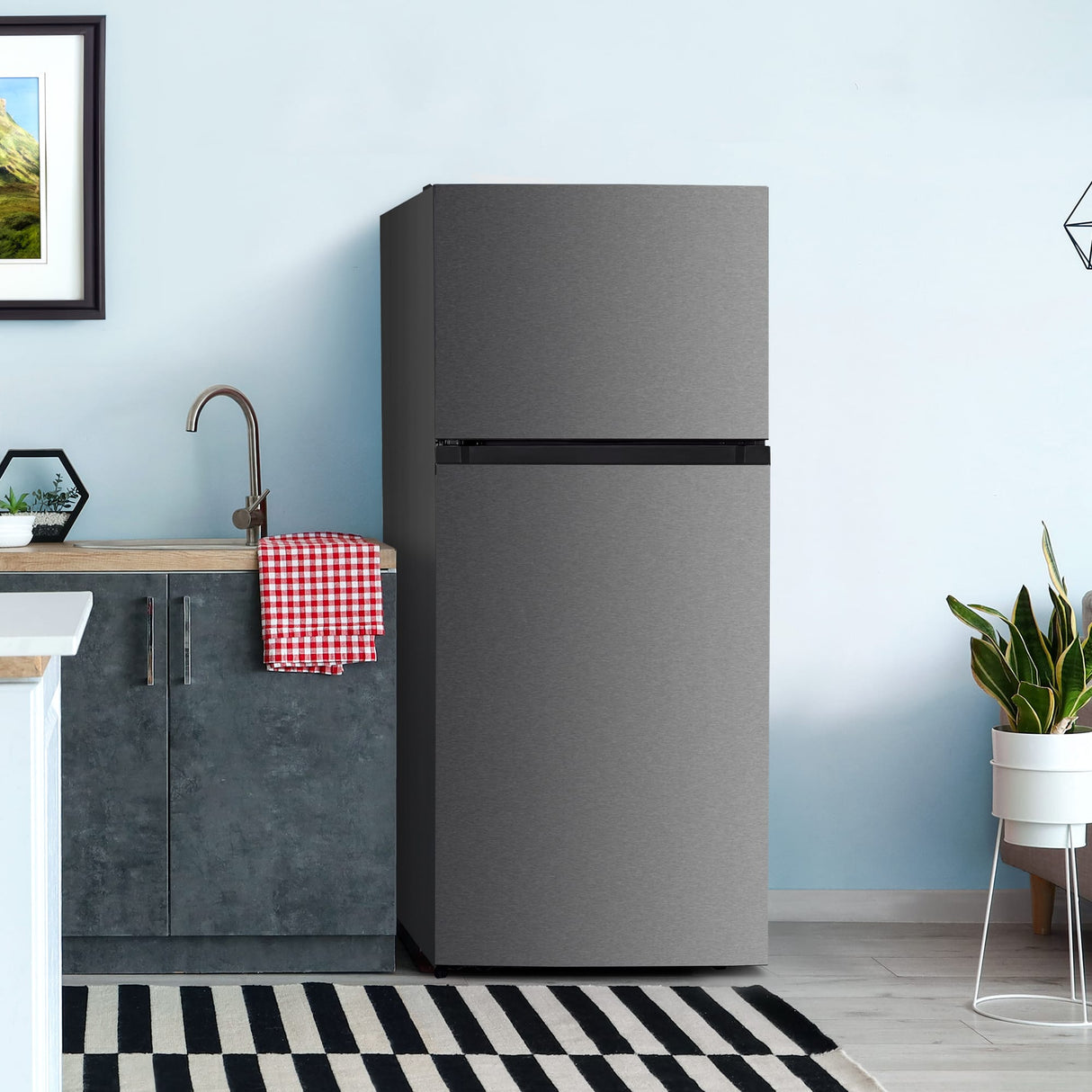 Réfrigérateur congélateur haut 28po