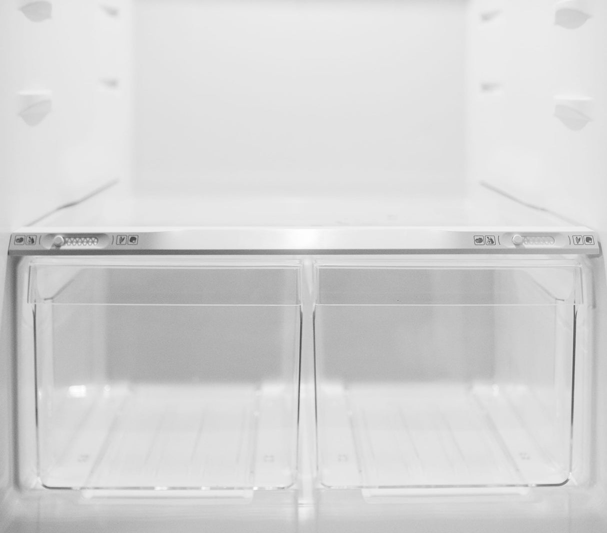 Réfrigérateur congélateur haut Blanc 28po