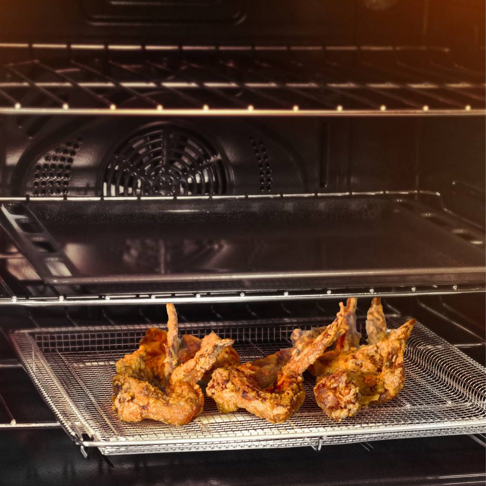 Cuisinière à induction encastrable 30 po, 5,0 pi³ Inox avec Fonction Boost, Convection et Air Fry