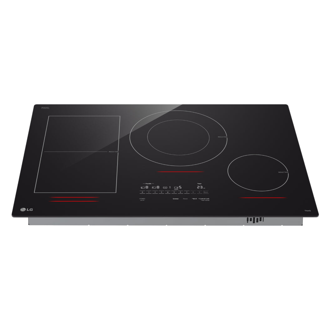 Plaque de cuisson à induction intelligente 30 po, Noir à 4 zones avec Wi-Fi