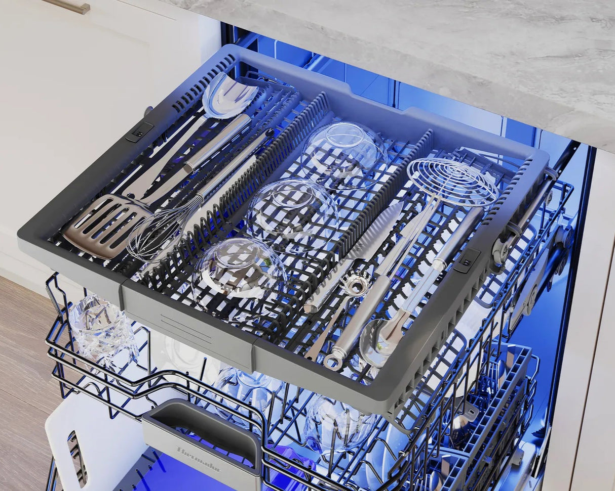 Lave-vaisselle intelligent encastrable 24 po 44 dBA Inox - Série Sapphire®