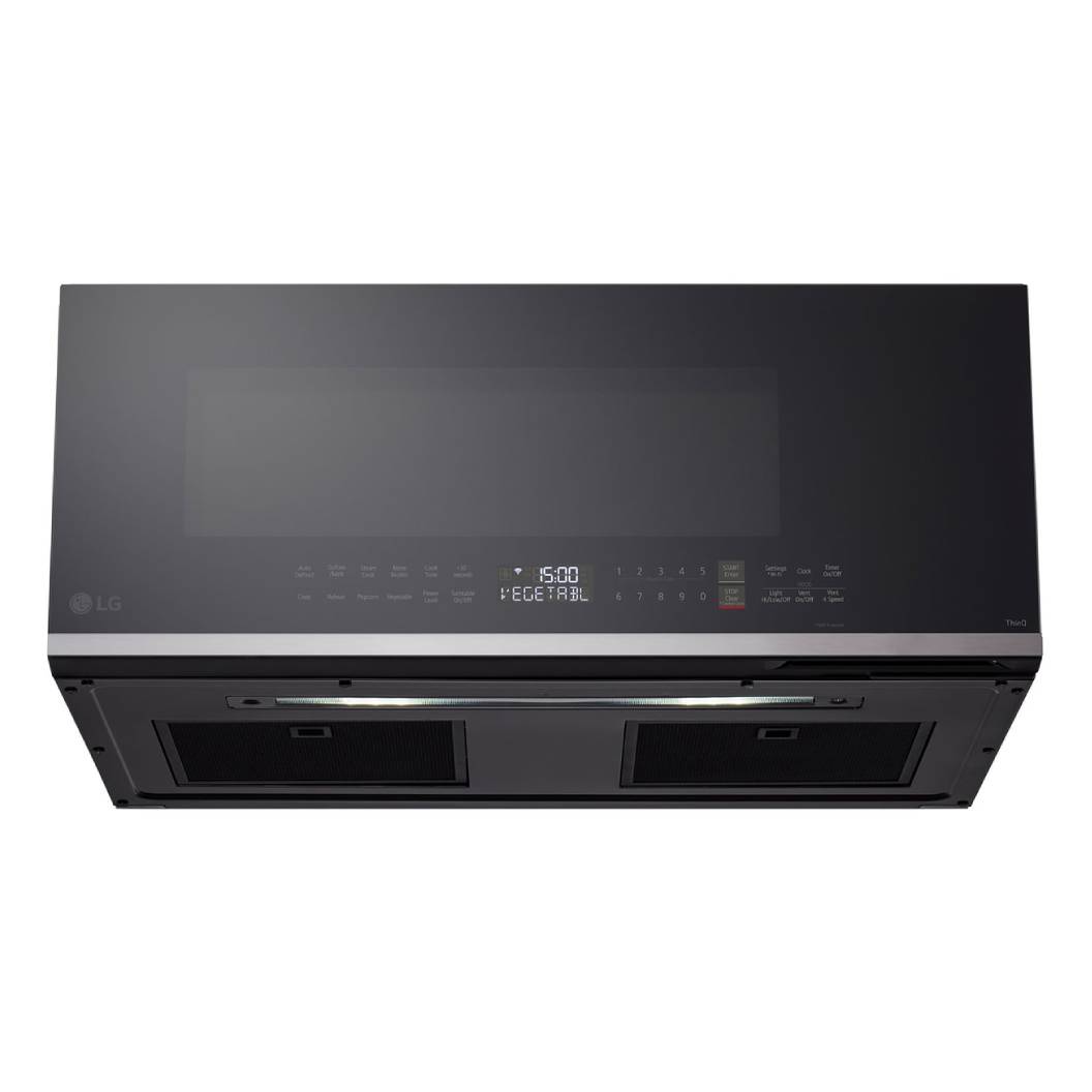 Micro-ondes à hotte intégrée 30 po Noir