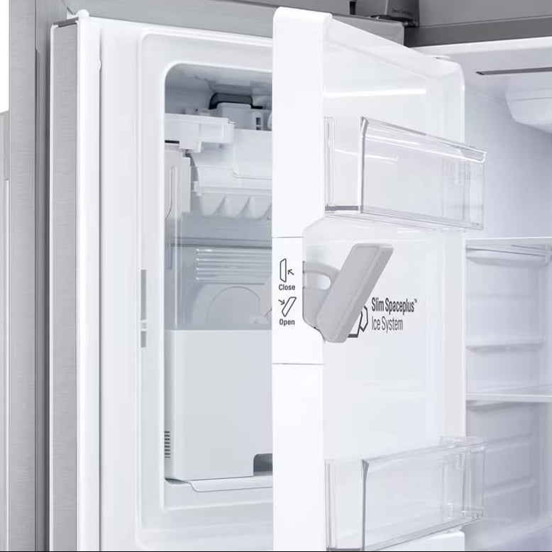 Réfrigérateur à portes françaises, profondeur comptoir 36 po, 24 pi³ Inox avec Wi-Fi et Distributeur d'eau/glaçons