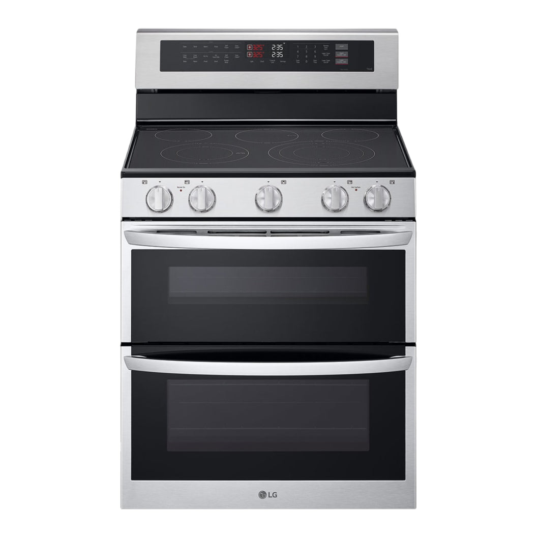 Cuisinière électrique four double 30 po Inox Convection Probake et friteuse à air