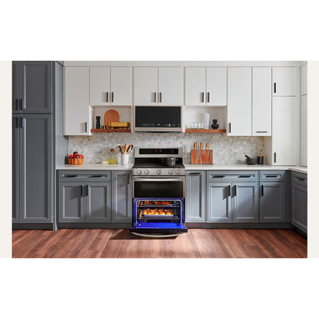 Cuisinière électrique four double 30 po Inox Convection Probake et friteuse à air