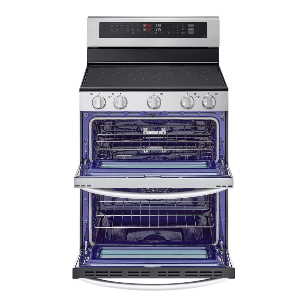 Cuisinière électrique four double 30 po Inox Convection Probake et friteuse à air