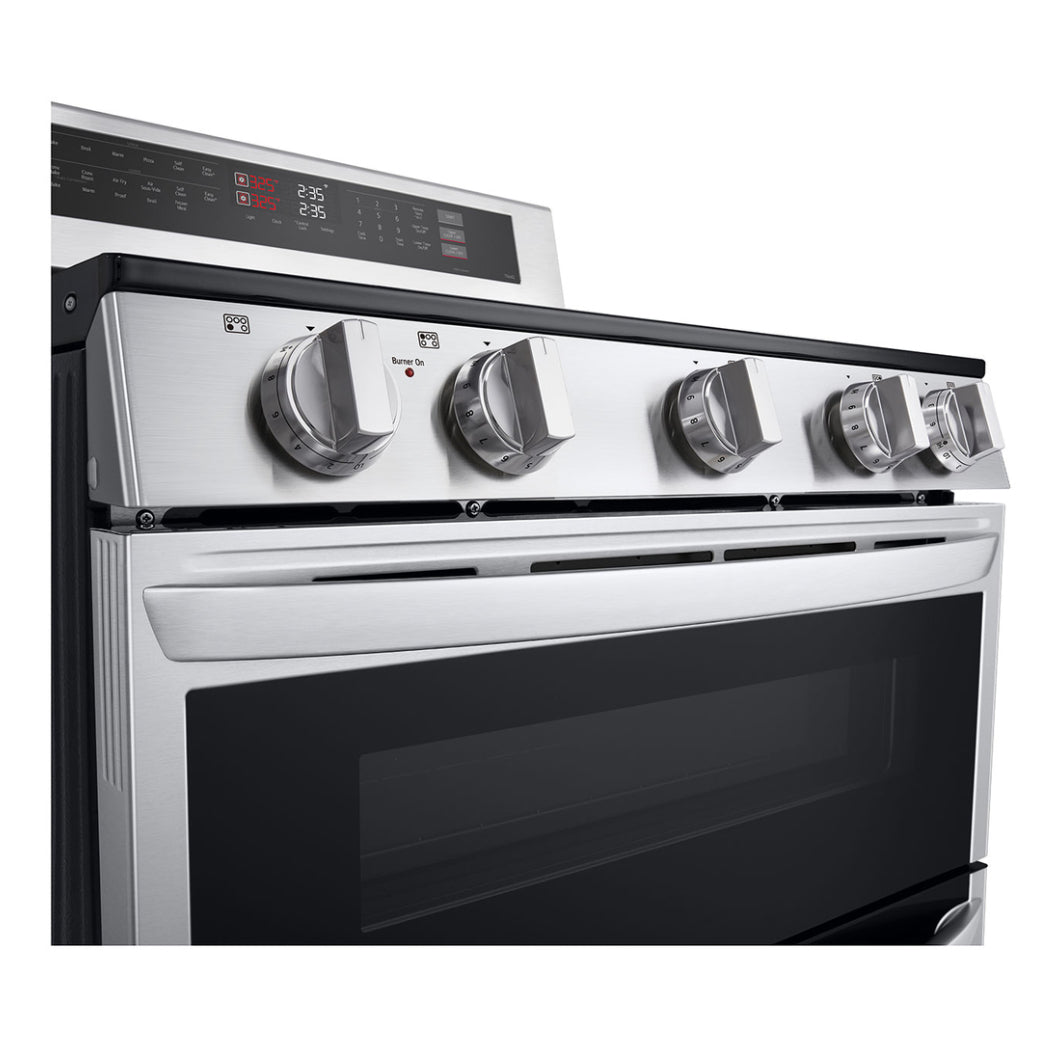 Cuisinière électrique four double 30 po Inox Convection Probake et friteuse à air