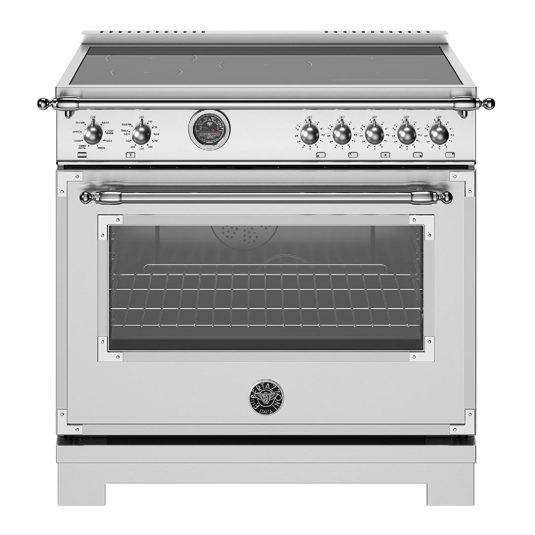 Cuisinière à induction 36 po, 5,7 pi³ Inox - Série Héritage avec Air Fry