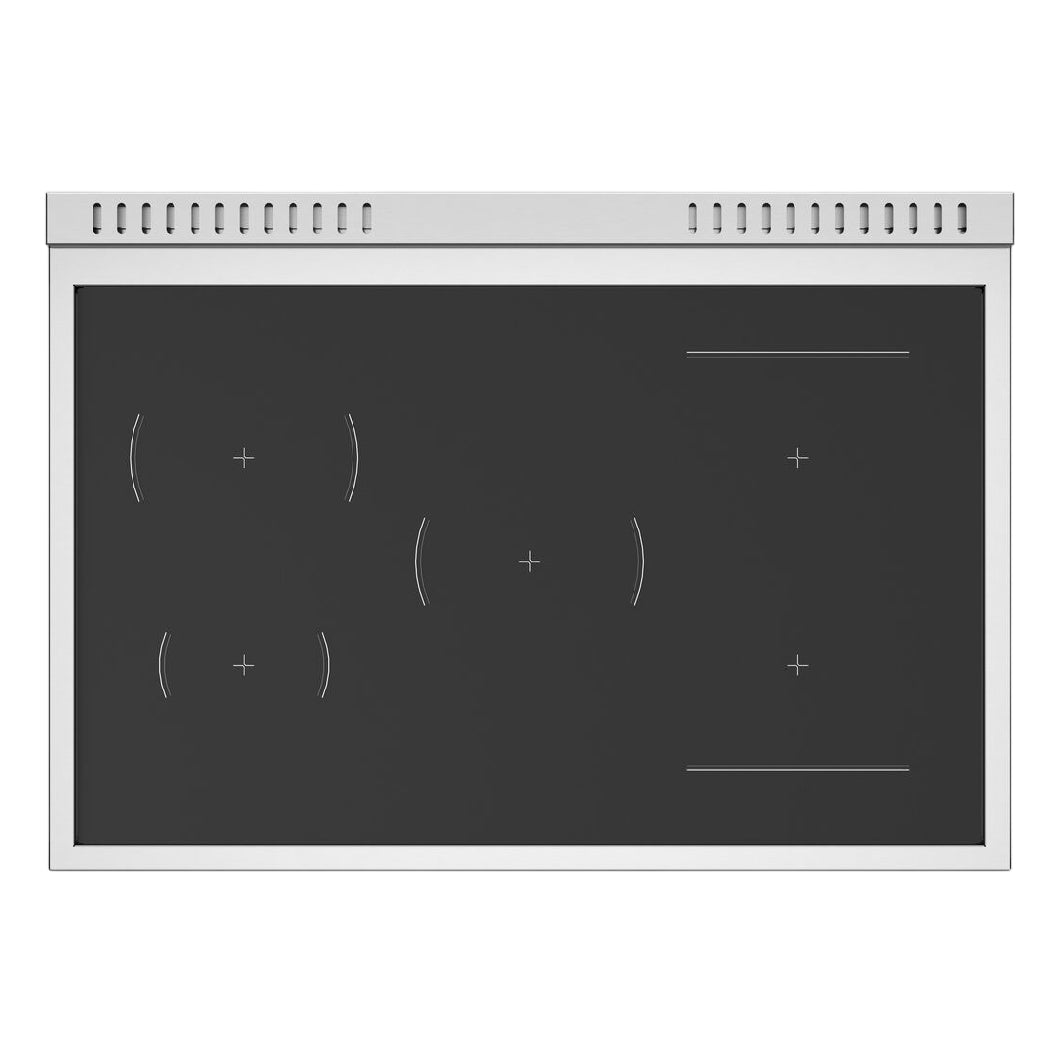 Cuisinière à induction 36 po, 5,7 pi³ Inox - Série Héritage avec Air Fry