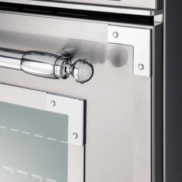 Cuisinière à induction 36 po, 5,7 pi³ Inox avec Convection double et Air Fry - Série Héritage