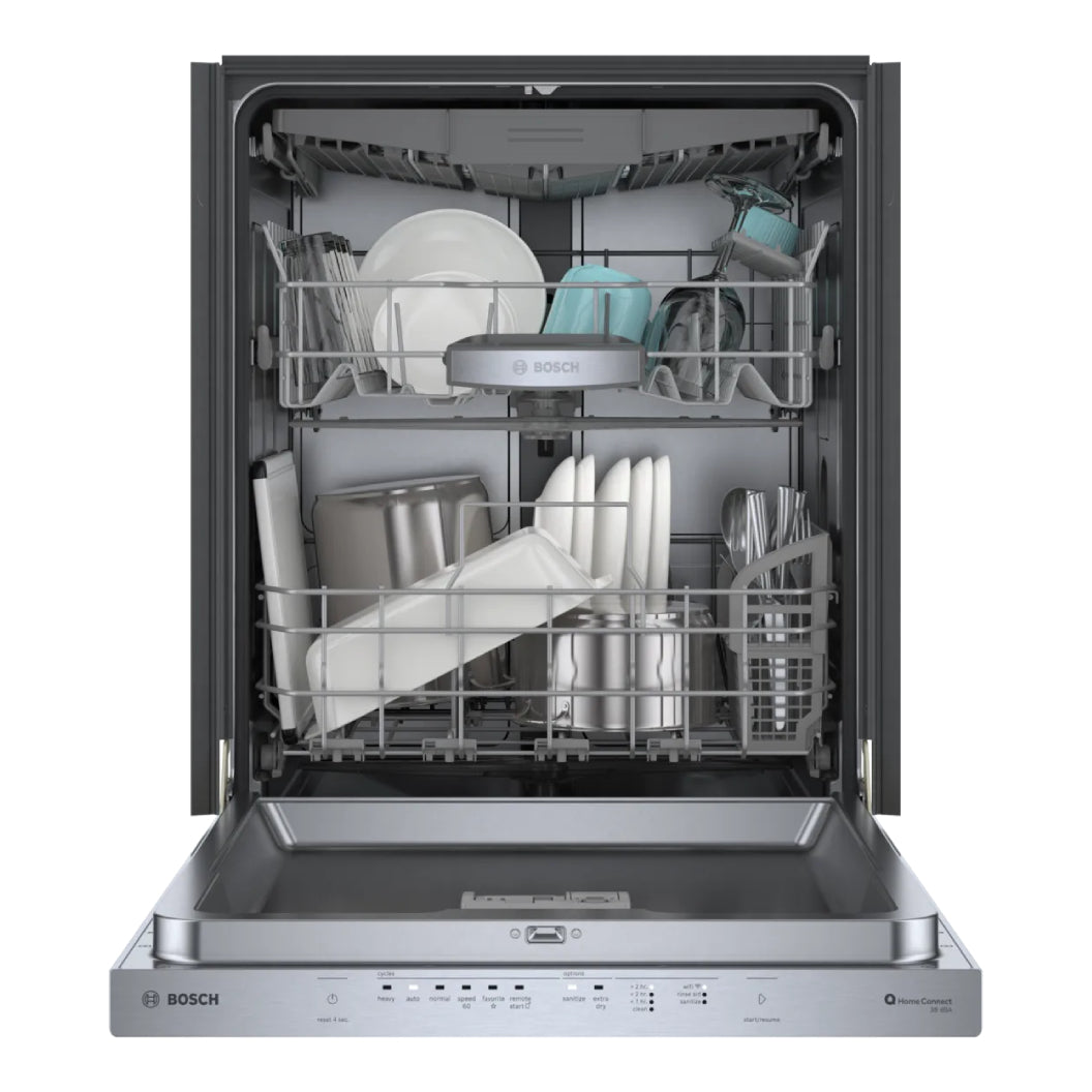 Lave-vaisselle intelligent encastrable 24 po, 38 dBA Inox - Série 500