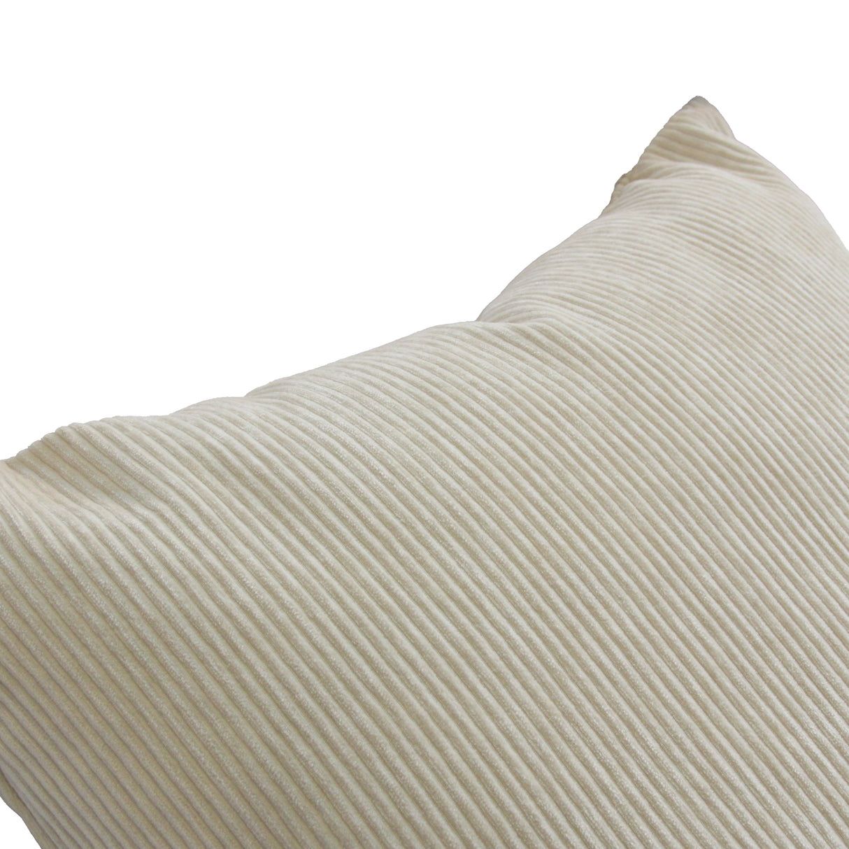 Coussin 20 x 20 po en velours côtelé - Ricardo