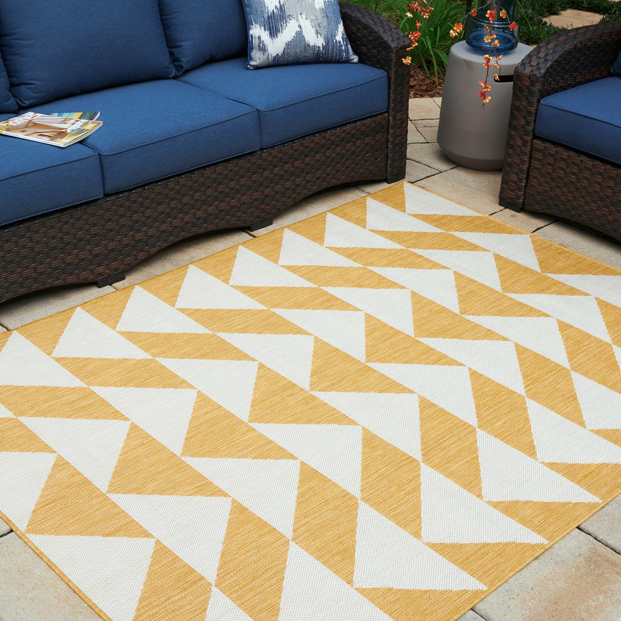 Tapis intérieur/extérieur 5 pi x 7 pi - Thomley