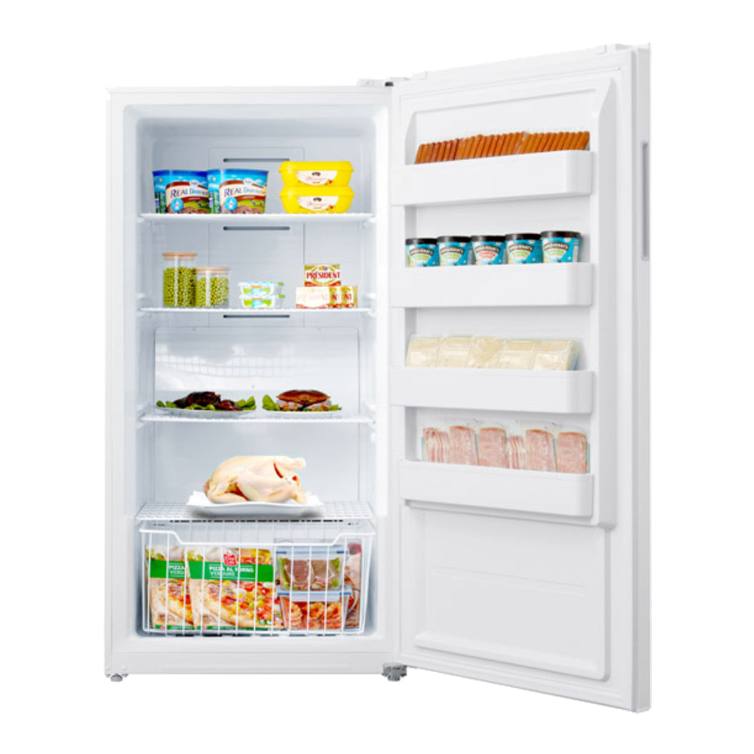 Réfrigérateur/congélateur 33 po, 17,0 pi³ Blanc - Convertible 2 en 1