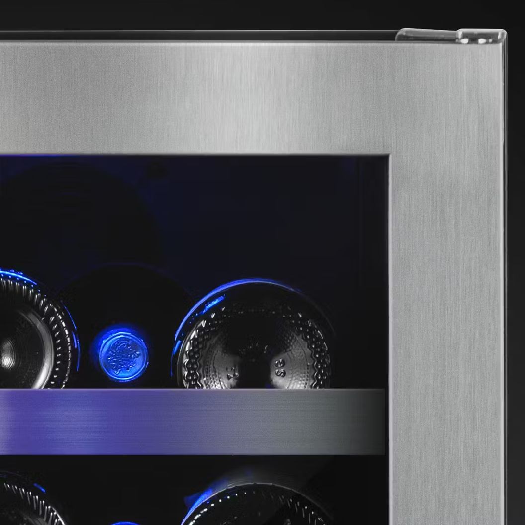 Cellier 15 po, à 2 zones - 26 bouteilles Inox - Gamme Diamond