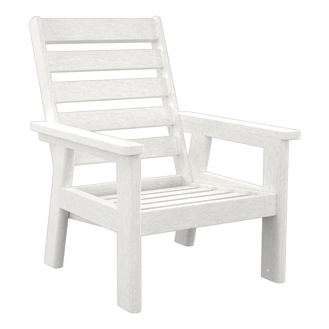 Fauteuil extérieur en plastique recyclé - Charleston DSF291