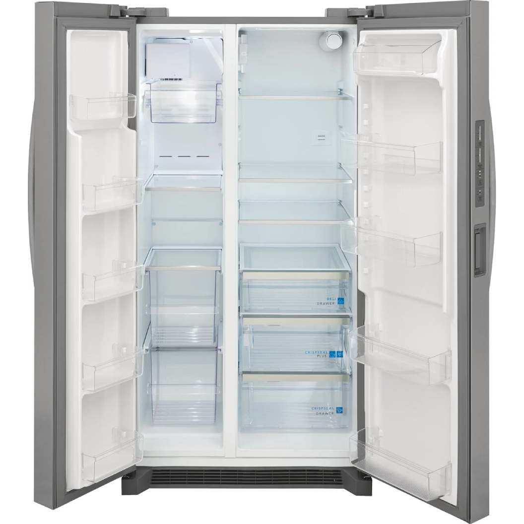 Refrigérateur côte à côte 36 po, 26 pi³ Inox - Frigidaire Gallery avec distributeur d'eau