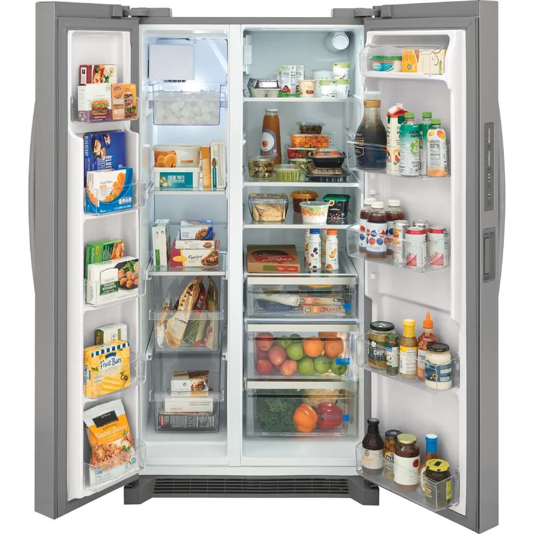 Refrigérateur côte à côte 36 po, 26 pi³ Inox - Frigidaire Gallery avec distributeur d'eau
