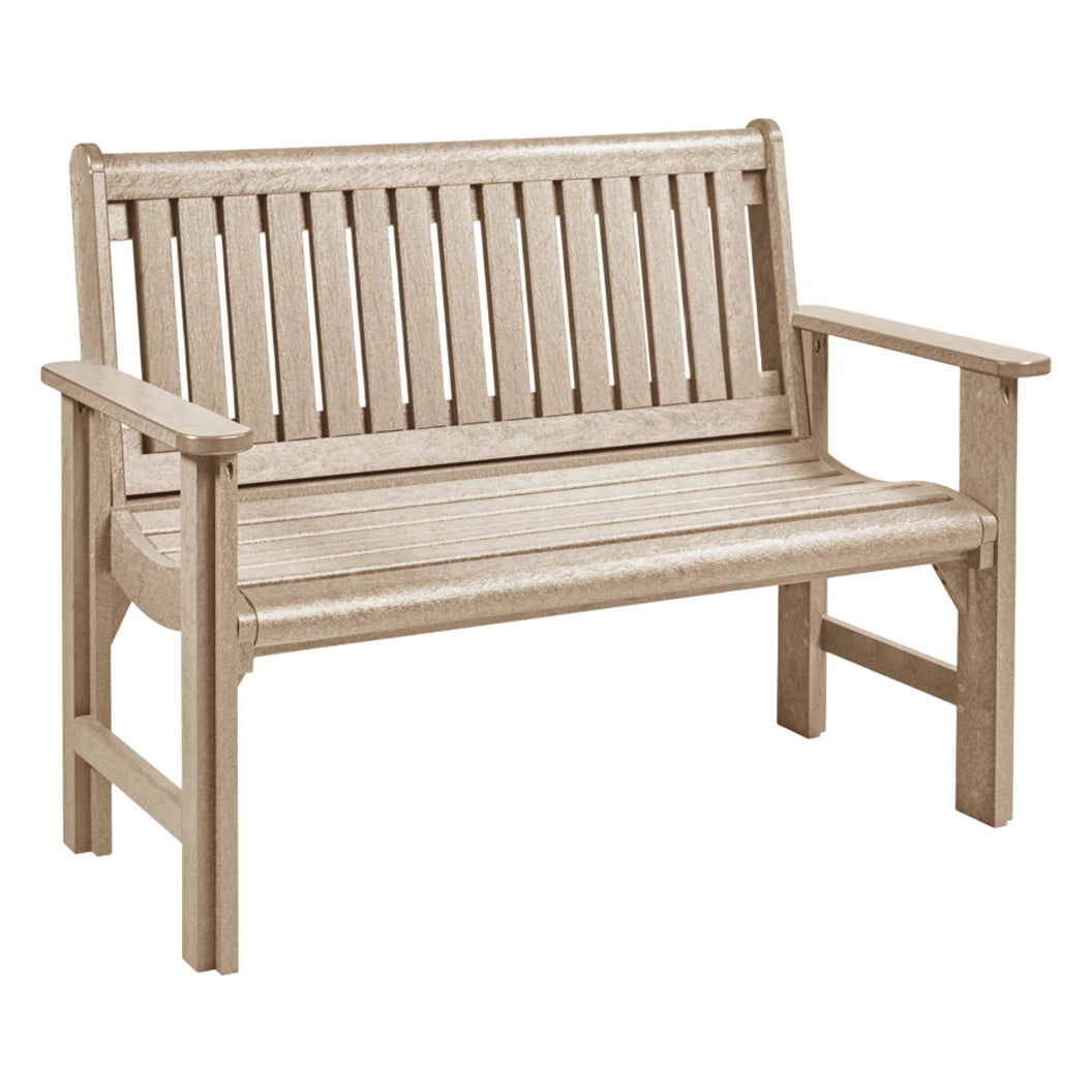 Banc de jardin en plastique recyclé - B01