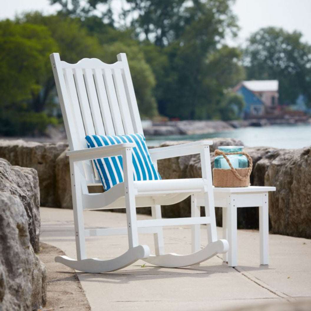 Chaise berçante extérieure en plastique recyclé - C05