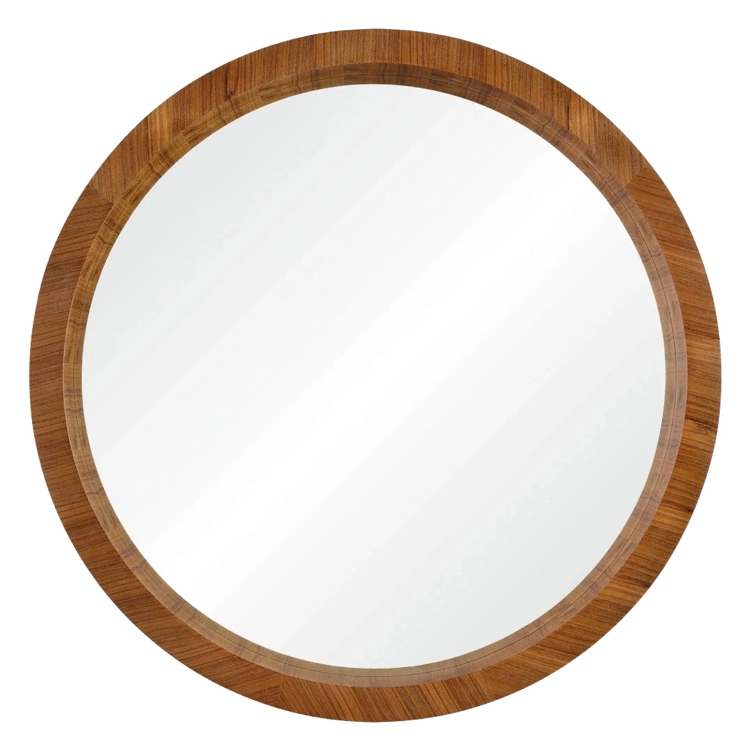 Miroir avec un cadre en bois/placage de noyer 33 po - Brynjar