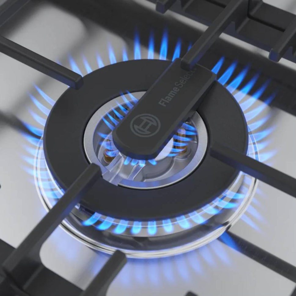 Plaque de cuisson au gaz 36 po, Inox à 5 brûleurs avec FlameSelect® - Série Benchmark