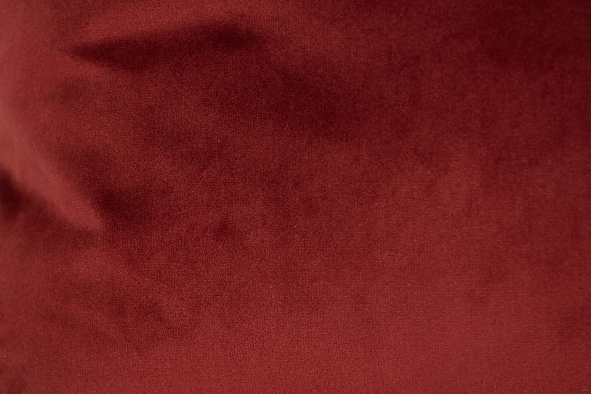 Coussin 20 x 20 po en velours rouge vin - Salford