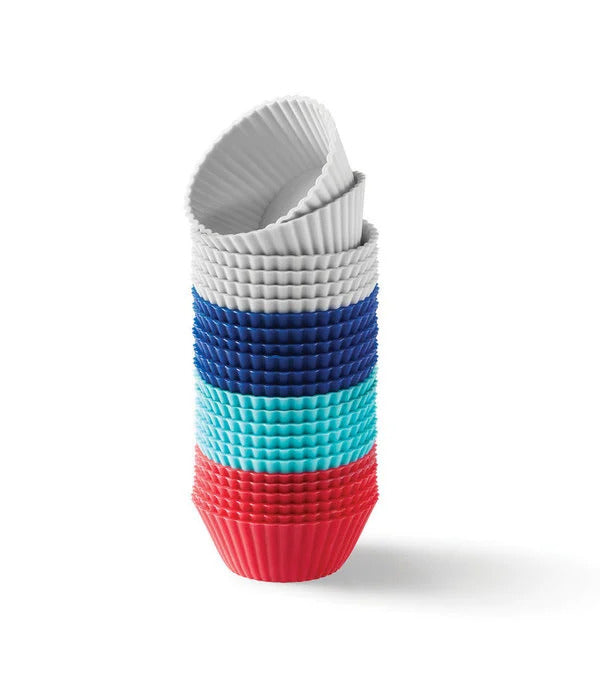 Mini moules à muffin en silicone 24 pièces