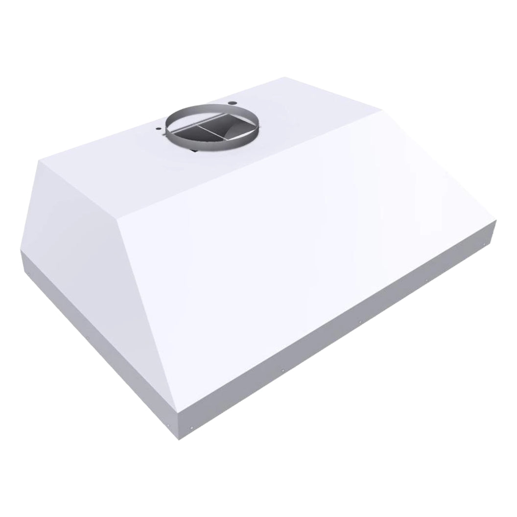 Hotte encastrable 36 po 600 CFM, Blanc avec Système Magic Lung® et SensaSource®