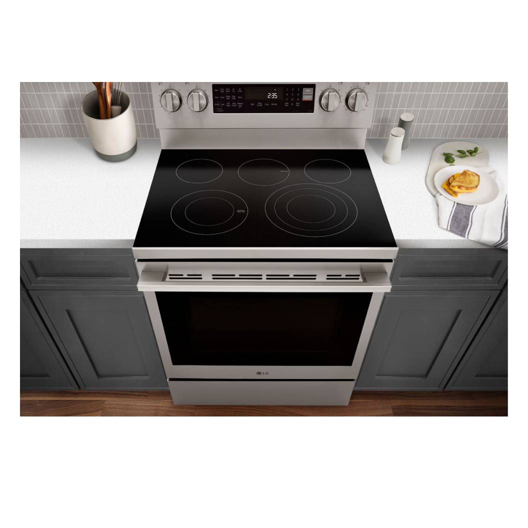 Cuisinière électrique 30 po Inox