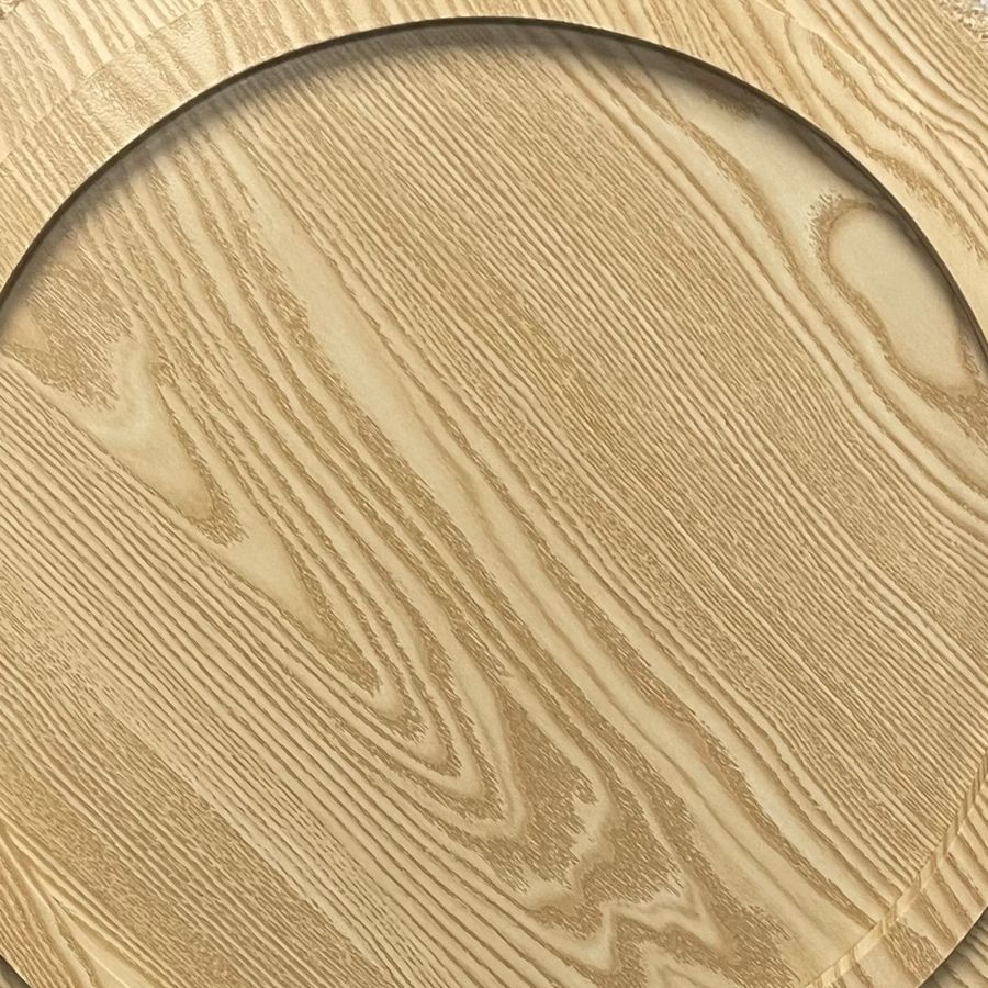 Ensemble de 2 poufs en tissu gris - Cecily