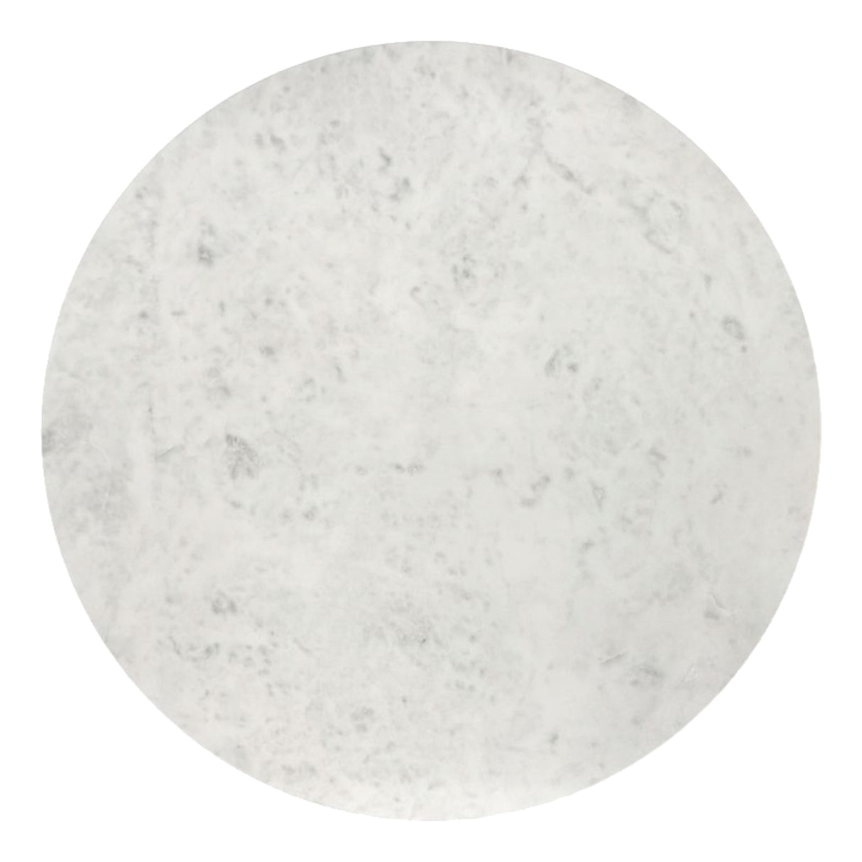 Table d'appoint en marbre blanc et bois de manguier - Jilsa