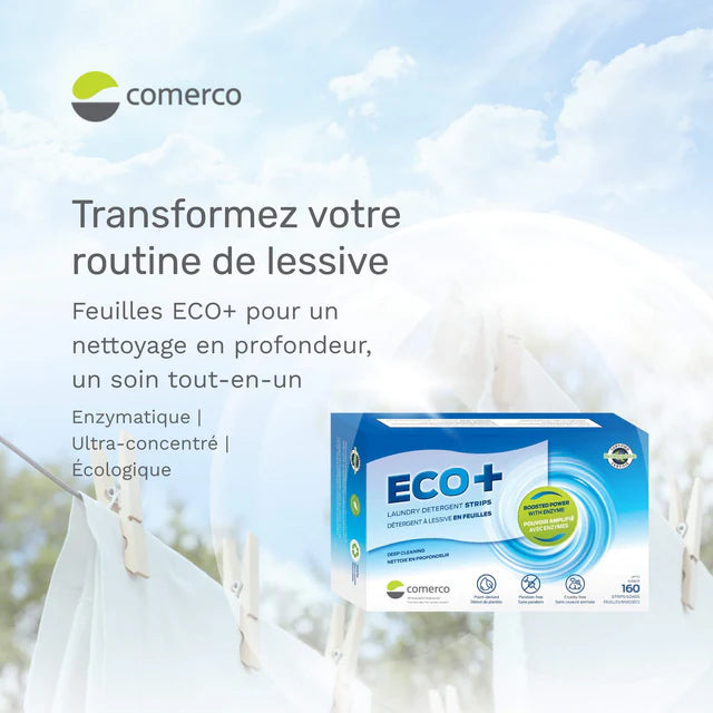 Détergent à lessive en feuilles ECO+ - 160 brassées écologiques