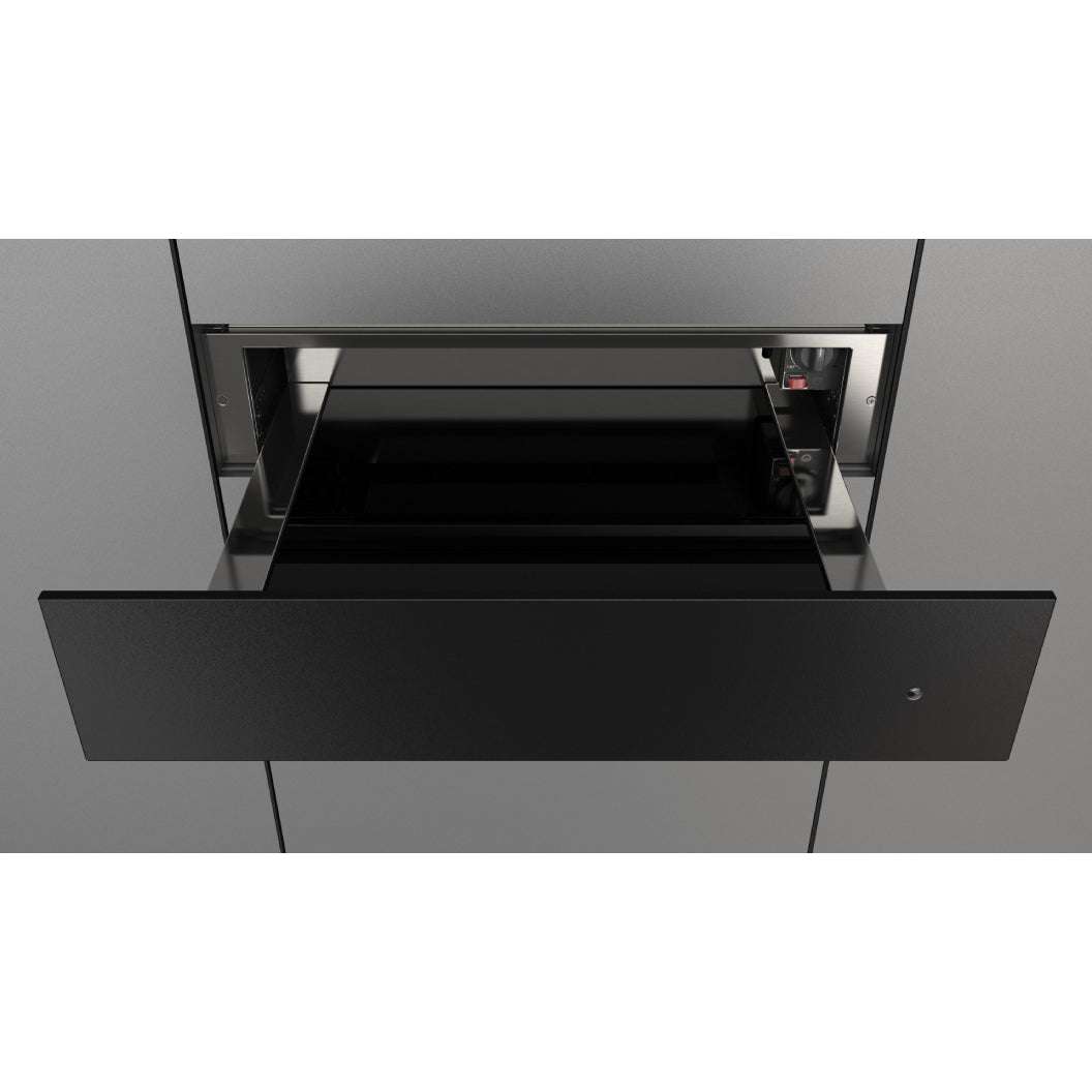 Tiroir-réchaud encastrable 24 po, 0,53 pi³ Noir mat avec Convection et Cuisson lente - Série 400