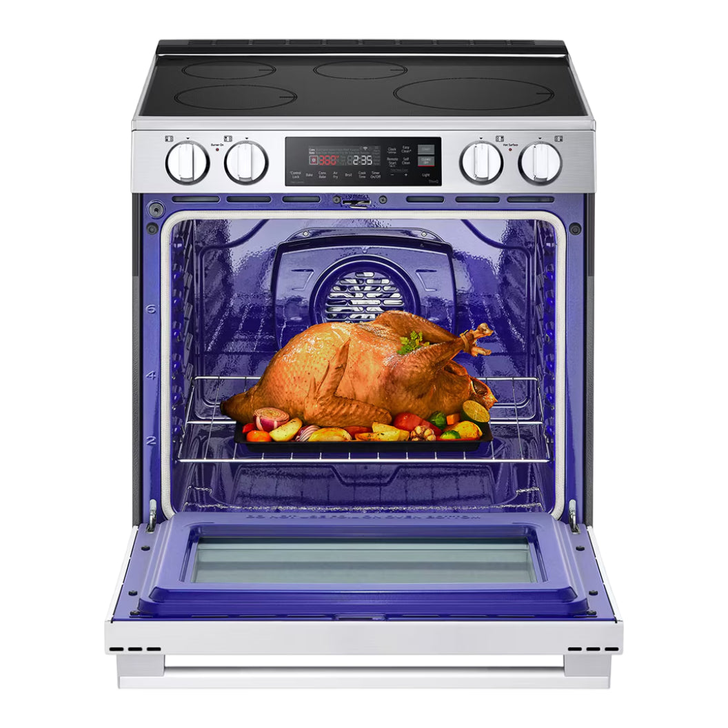 Cuisinière encastrable à induction 30 po Inox