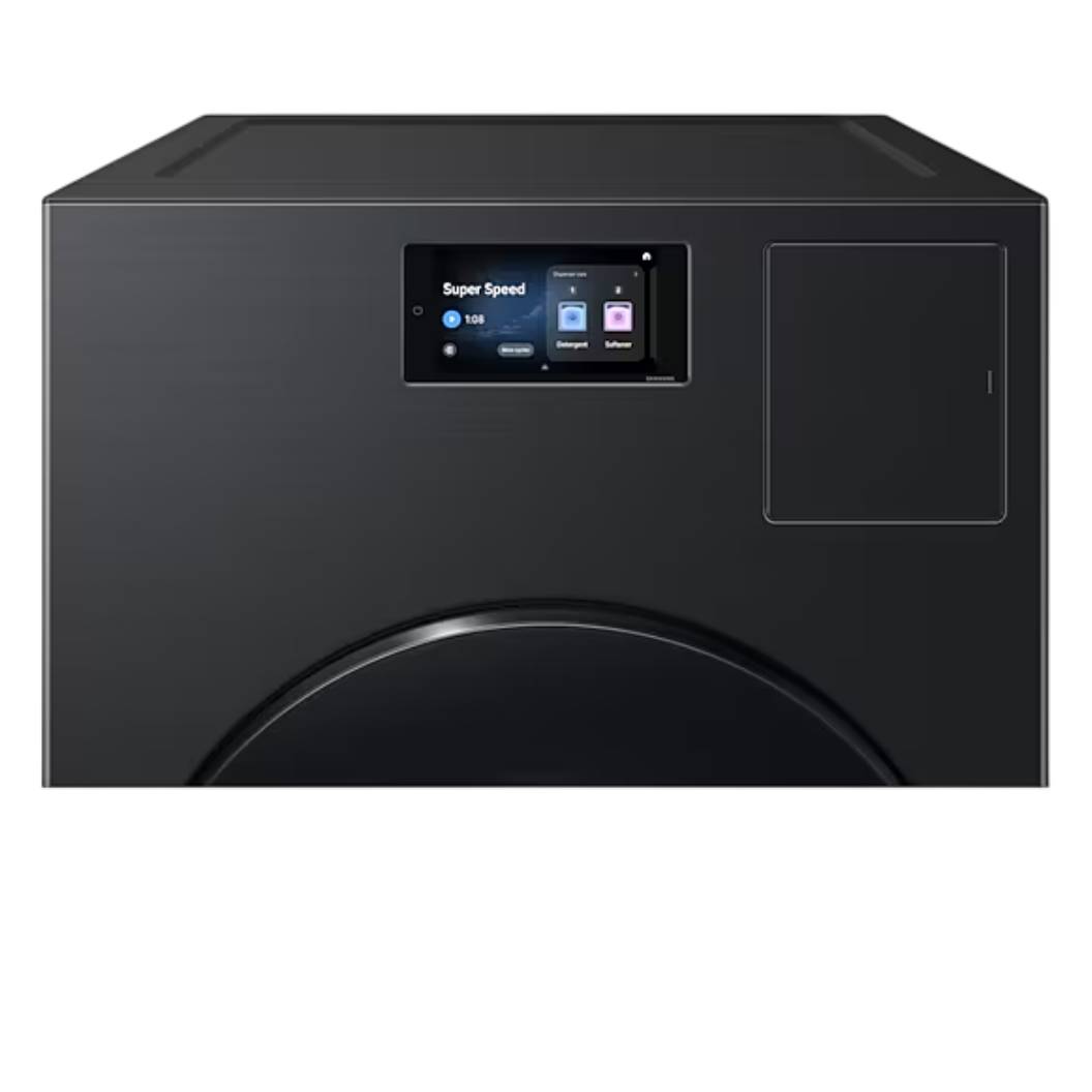 Unité combinée laveuse-sécheuse frontale 27 po 6,1 pi³ Noir - Série Bespoke F900 avec Lavage vapeur et Air Wash