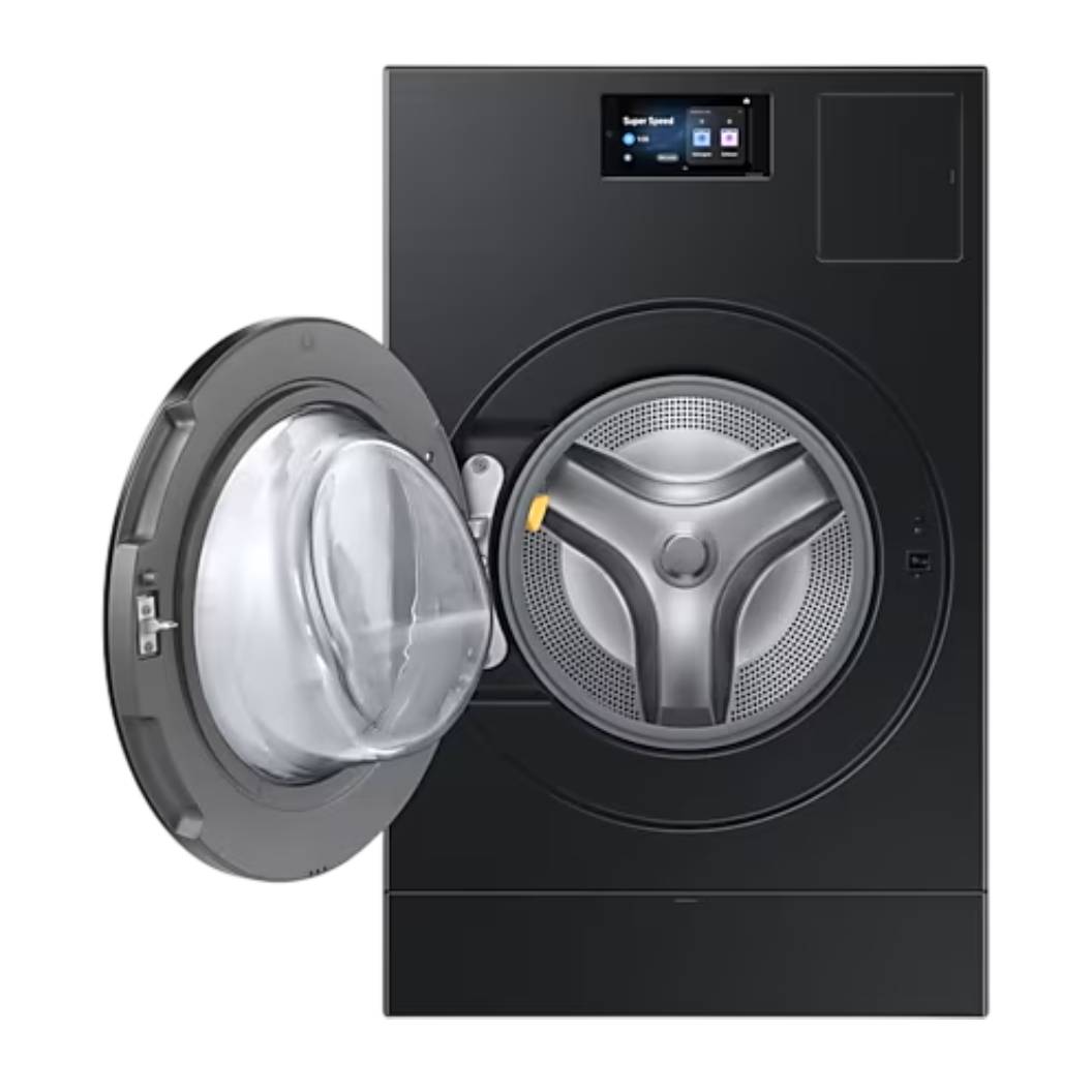Unité combinée laveuse-sécheuse frontale 27 po 6,1 pi³ Noir - Série Bespoke F900 avec Lavage vapeur et Air Wash