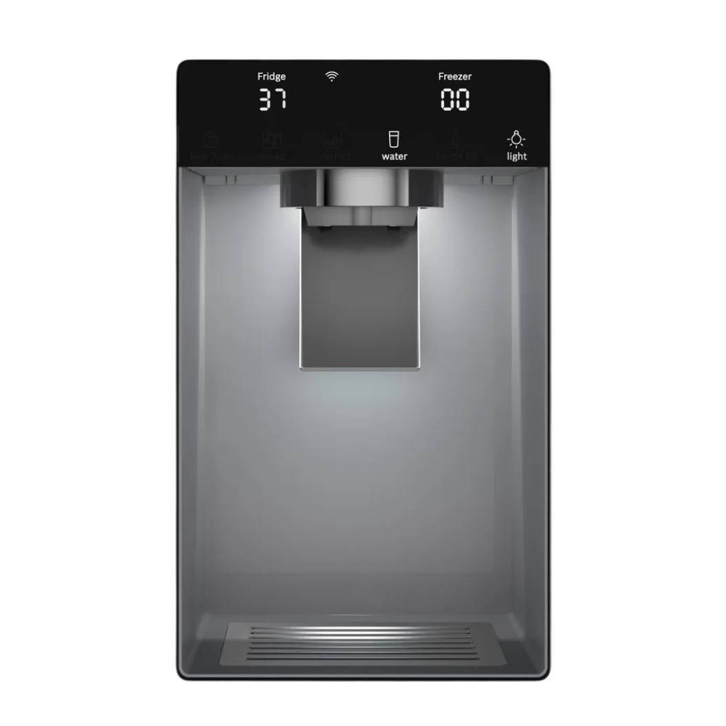 Réfrigérateur porte française 36 po 3 portes acier noir brossé Série 500